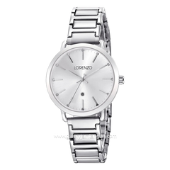 LORENZO R 7126 L Silver Dial White Stainless Steel