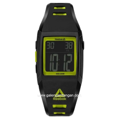 REEBOK RD-SQU-G9-PBPB-BG Black Green Silicone Strap