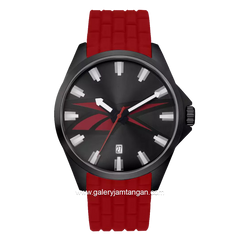 REEBOK RB-RV-PRM-G3-SBIR-BR Red Black Rubber Strap