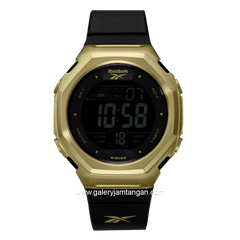 REEBOK RB-RV-UNI-G9-S2PB-B2 Black Gold Rubber Strap