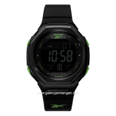 REEBOK RB-RV-UNI-G9-SBPB-BG Black List Green Rubber Strap
