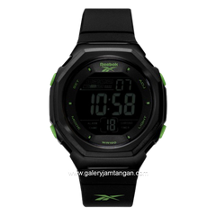 REEBOK RB-RV-UNI-G9-SBPB-BG Black List Green Rubber Strap