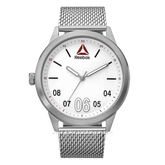 REEBOK RD-LF2-G2-S1S1-1B Silver Dial White Shandrope Strap