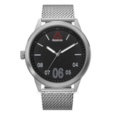 REEBOK RD-LF2-G2-S1S1-BW Silver Dial Black Shandrope Strap
