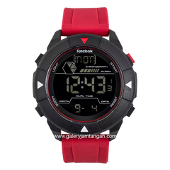 REEBOK RV-BLZ-G9-PBPR-BB Red Black Silicone Strap