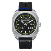 REEBOK RV-BRE-G3-S1IB-BW Black Silver Rubber Strap