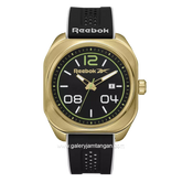 REEBOK RV-BRE-G3-S2IB-BW Black Gold Rubber Strap