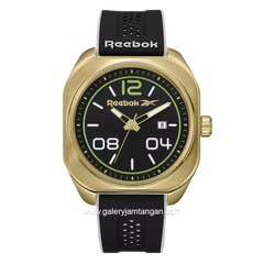 REEBOK RV-BRE-G3-S2IB-BW Black Gold Rubber Strap