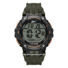REEBOK RV-CRO-G9-PBPG-WE Army Black Rubber Strap