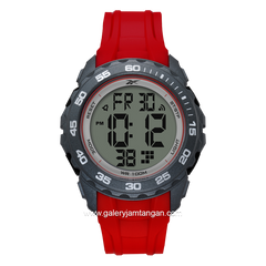 REEBOK RV-FRO-G9-PAPR-WR Red Grey Silicone Strap