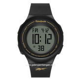 REEBOK RV-GEN-U9-PBPB-BY Digital Black Silicone Strap