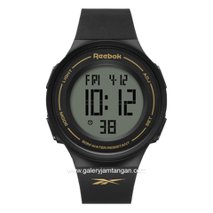 REEBOK RV-GEN-U9-PBPB-BY Digital Black Silicone Strap