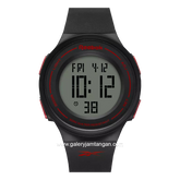 REEBOK RV-GEN-U9-PBPB-WR Black List Red Silicone Strap