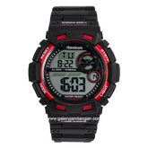 REEBOK RV-PAT-G9-PBPB-WR Black Red Silicone Strap