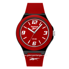 REEBOK RV-TIL-G2-PBIR-BW Red Black Rubber Strap