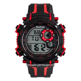 REEBOK RV-WRR-G9-PBPB-WR Red Black Rubber Strap