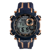 REEBOK RV-WRR-G9-PNPN-WN Blue Rosegold Rubber Strap