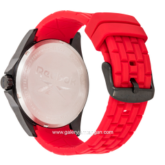 REEBOK RB-RV-PRM-G3-SBIR-BR Red Black Rubber Strap