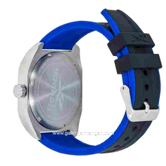 REEBOK RV-BRE-G3-S1IB-BW Black Silver Rubber Strap