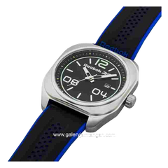 REEBOK RV-BRE-G3-S1IB-BW Black Silver Rubber Strap