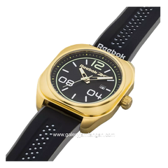 REEBOK RV-BRE-G3-S2IB-BW Black Gold Rubber Strap