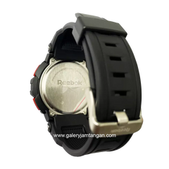 REEBOK RV-CRO-G9-PBPB-WR Black List Red Rubber Strap