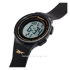 REEBOK RV-GEN-U9-PBPB-BY Digital Black Silicone Strap