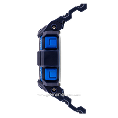 REEBOK RV-PAT-G9-PKPB-WK Black List Blue Silicone Strap