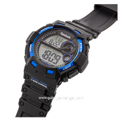 REEBOK RV-PAT-G9-PKPB-WK Black List Blue Silicone Strap