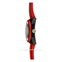 REEBOK RV-WAL-G3-PZIR-BA Black Red Rubber Strap