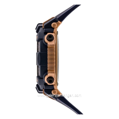 REEBOK RV-WRR-G9-PSPB-WS Black Rosegold Rubber Strap