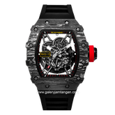 REGAN HARNEY RH13-11 BIG BANG Black Automatic Rubber Strap