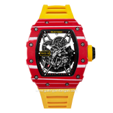 REGAN HARNEY RH13-12 SOLARIS Yellow Automatic Rubber Strap