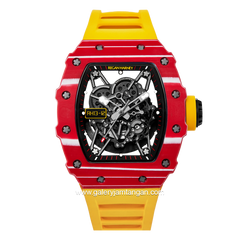 REGAN HARNEY RH13-12 SOLARIS Yellow Automatic Rubber Strap