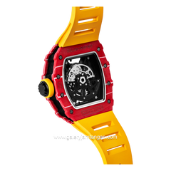 REGAN HARNEY RH13-12 SOLARIS Yellow Automatic Rubber Strap