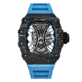 REGAN HARNEY RH13-13 ATLANTIS Blue Black Automatic Rubber Strap
