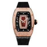 REGAN HARNEY RH34-21 MONROE Black Automatic Rubber Strap