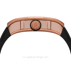 REGAN HARNEY RH34-21 MONROE Black Automatic Rubber Strap