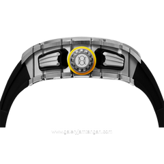 REGAN HARNEY RH41-21 MONTE CARLO Black Automatic Rubber Strap