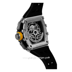 REGAN HARNEY RH41-21 MONTE CARLO Black Automatic Rubber Strap