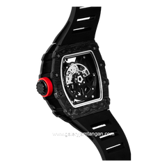 REGAN HARNEY RH13-11 BIG BANG Black Automatic Rubber Strap