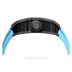 REGAN HARNEY RH13-13 ATLANTIS Blue Black Automatic Rubber Strap