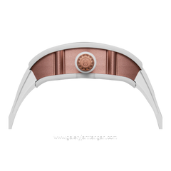 REGAN HARNEY RH32-11 THE YANG White Rubber Strap