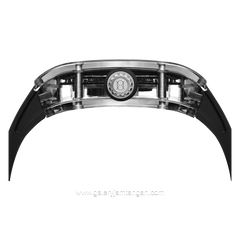 REGAN HARNEY RH36-12 NOIR Black Automatic Rubber Strap