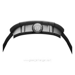 REGAN HARNEY RH73-11 ONYX Black Automatic Canvas Strap