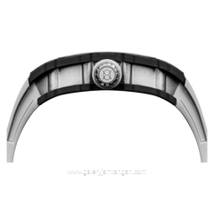 REGAN HARNEY RH93-12 PHANTOM Black Silver Automatic Rubber Strap