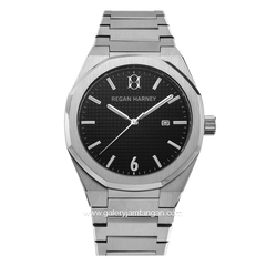 REGAN HARNEY RH002-01 REGAL Silver Dial Black Stainless Steel