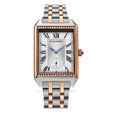 REGAN HARNEY SCARLETT RH007-01 Silver Combination Rosegold Stainless Steel