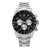 REGAN HARNEY SPRINTER RH008-01 Silver Dial Black Stainless Steel