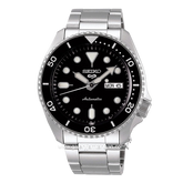 SEIKO 5 SPORT SRPD55K1 Silver Dial Black Automatic Stainless Steel